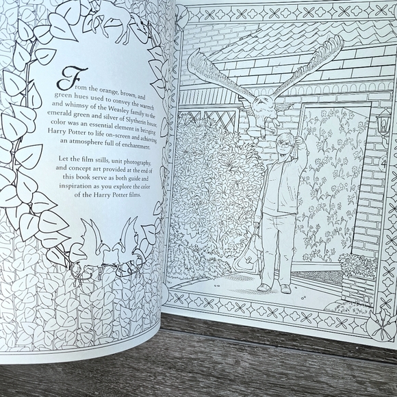 New Harry‎ Potter Adult Coloring Book By Scholastic - Picture 3 of 7